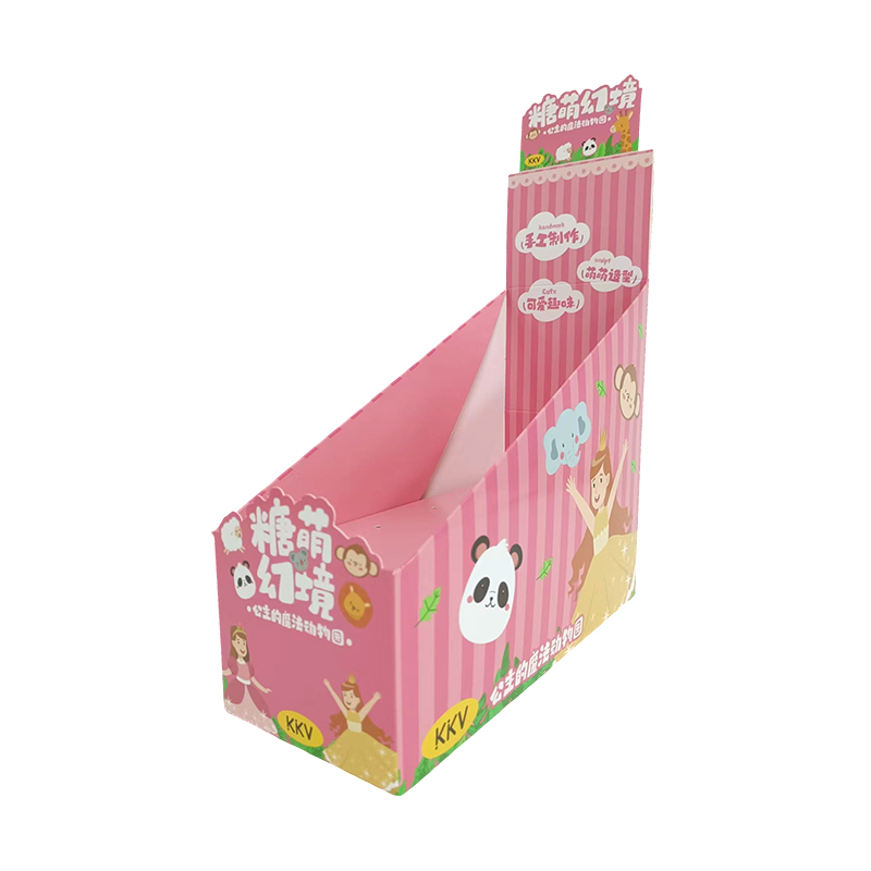 400 г белой карточной печать и повторная яркая пленка, Lollipop PDQ Paper Display Box